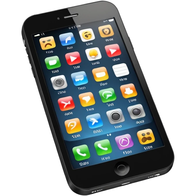 cellphone with no emoji emoji