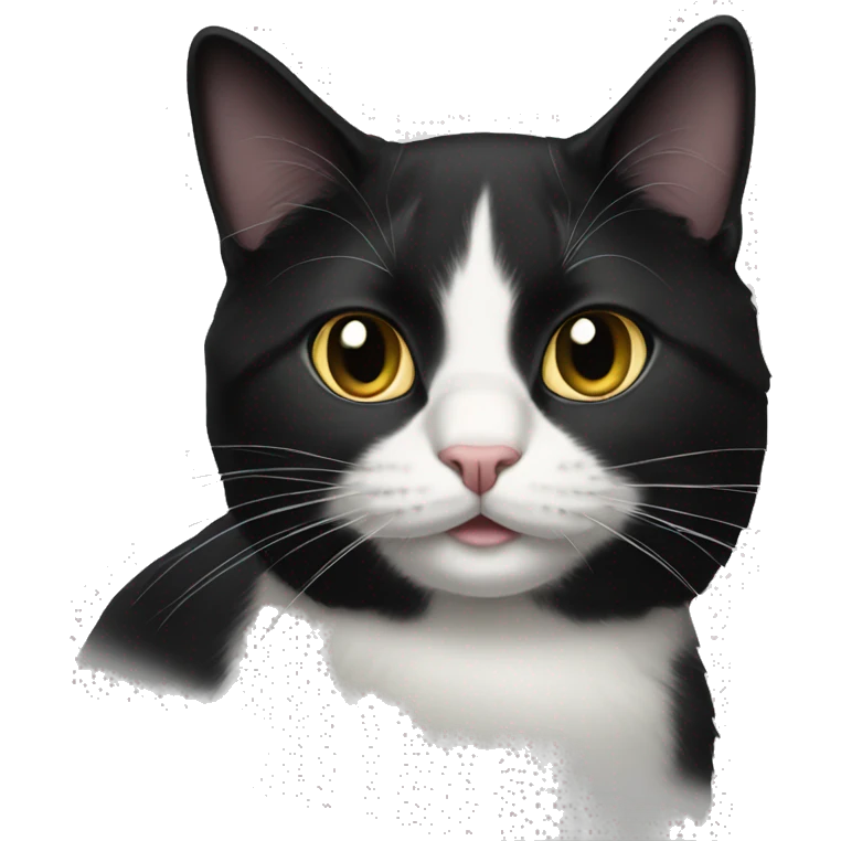 tuxedo cat emoji