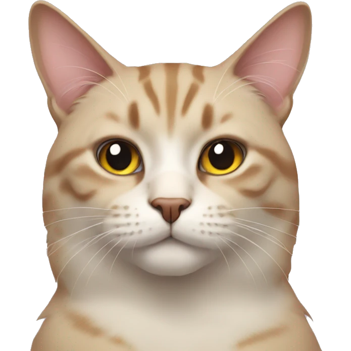A buff cat emoji