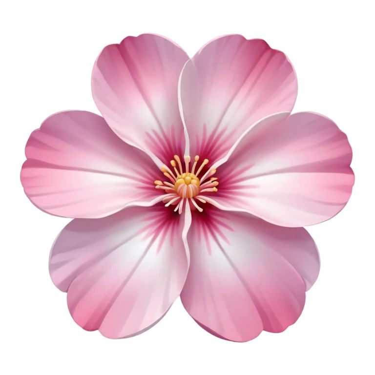 sakura flower with pastel ombre emoji
