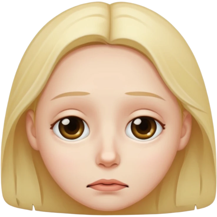 a tired looking face  emoji