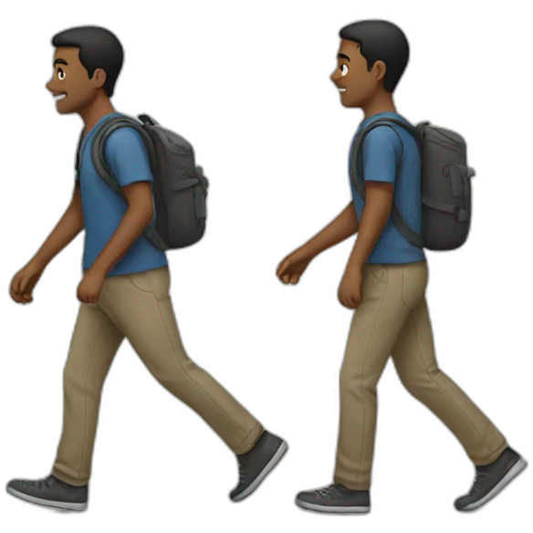 Walking emoji