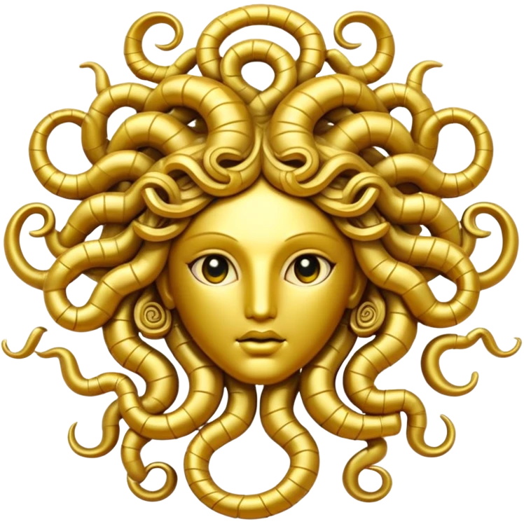 golden versace medusa emoji