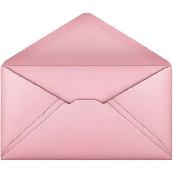 Light pink envalope notification emoji