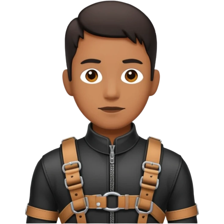 Strap on harness with penis emoji