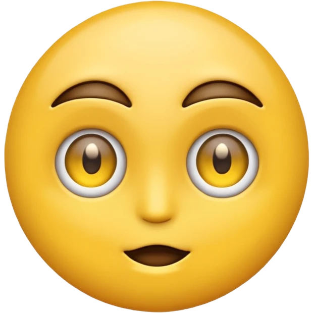 A emoji with its eyes facing separate directions emoji
