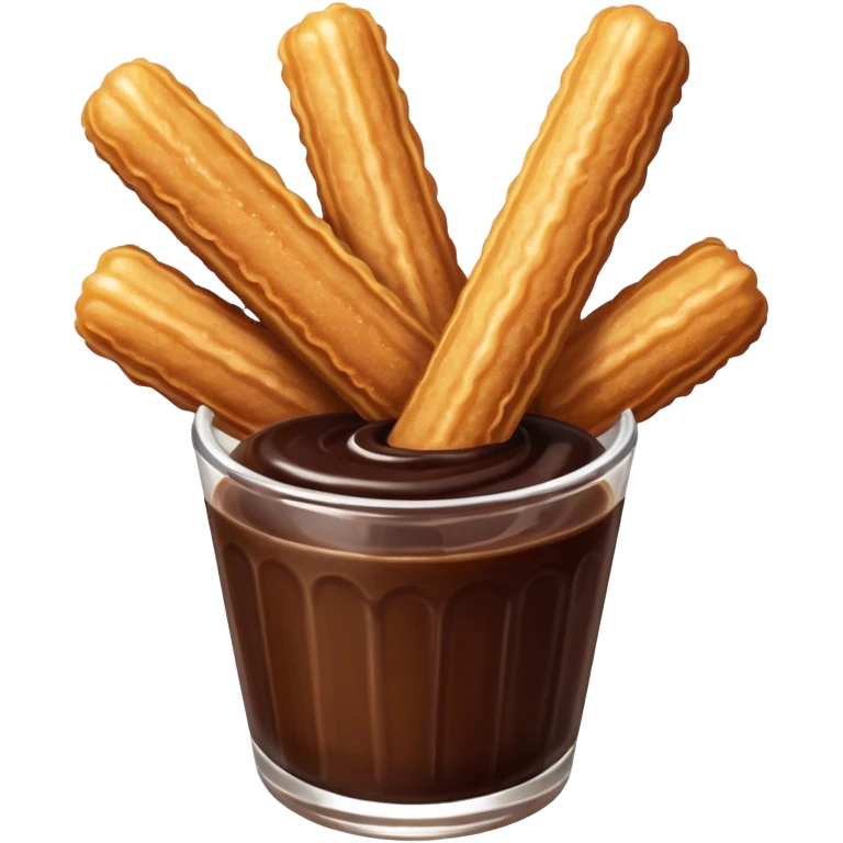 Churro with chocolate  emoji