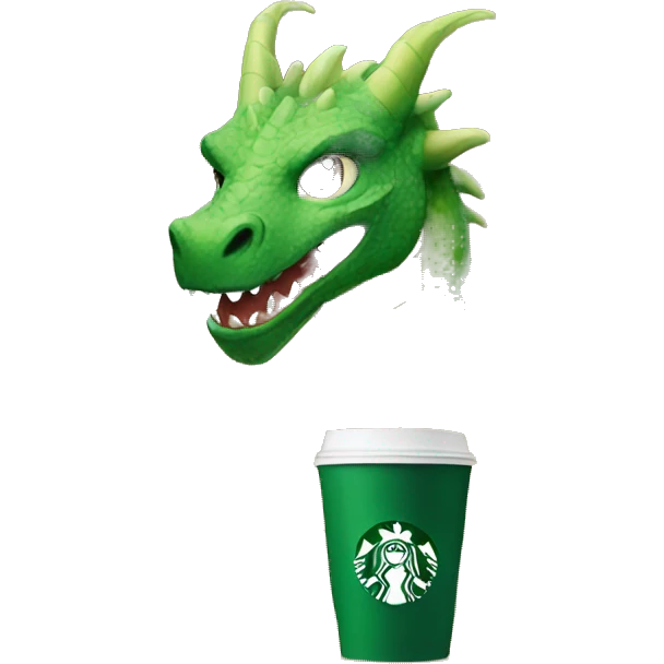 starbucks dragon emoji