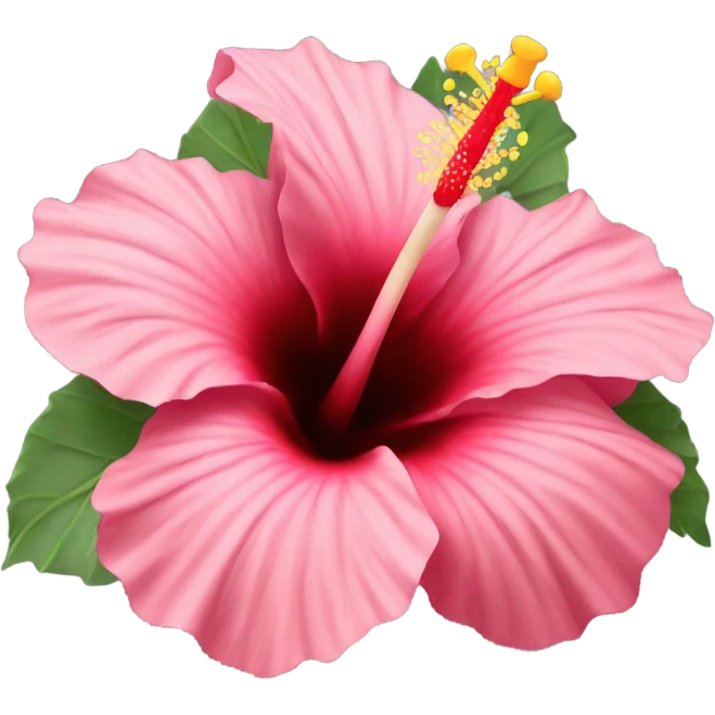 Hibiscus flower emoji
