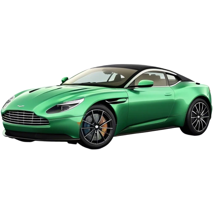 Aston Martin DB11 - Aston Martin (Model Year: 2022) (Iconic colour: Green) emoji