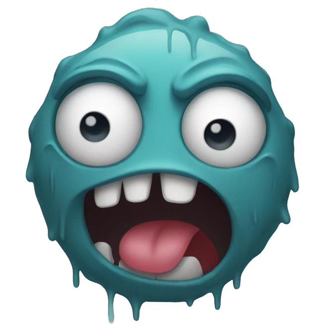 crying monster emoji
