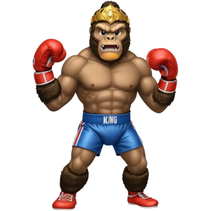 king kong boxing emoji