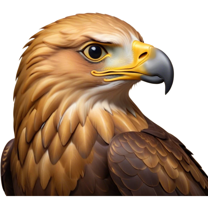 Meme-Worthy Cute Sleeping Golden Eagle Portrait Emoji, Head resting peacefully with a contented smile, showcasing a stately, broad-beaked form with eyes gently closed in serene slumber and luxuriously soft, golden plumage, Simplified yet adorably endearing features, highly detailed, glowing with a soft, drowsy amber light, high shine, relaxed and utterly lovable, stylized with an air of playful laziness, soft glowing outline, capturing the essence of a sleeping golden eagle that feels destined to become the next viral icon of adorable rest! emoji