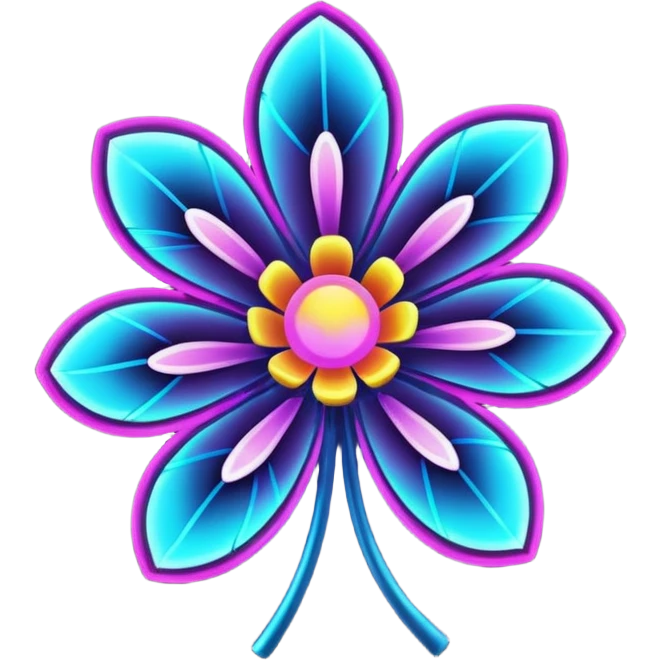 cyber flowers emoji