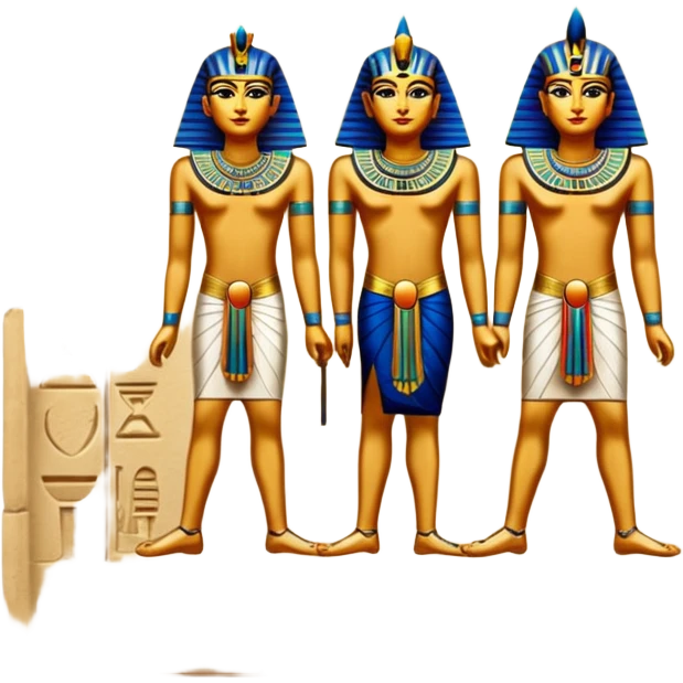 egypt wall art emoji