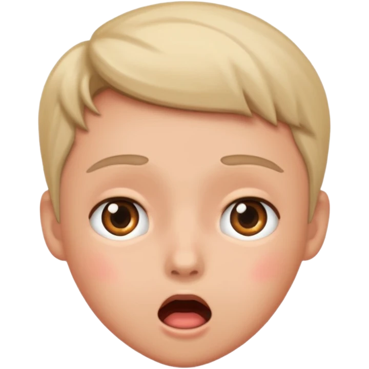 The 😳 emoji with big eyes emoji