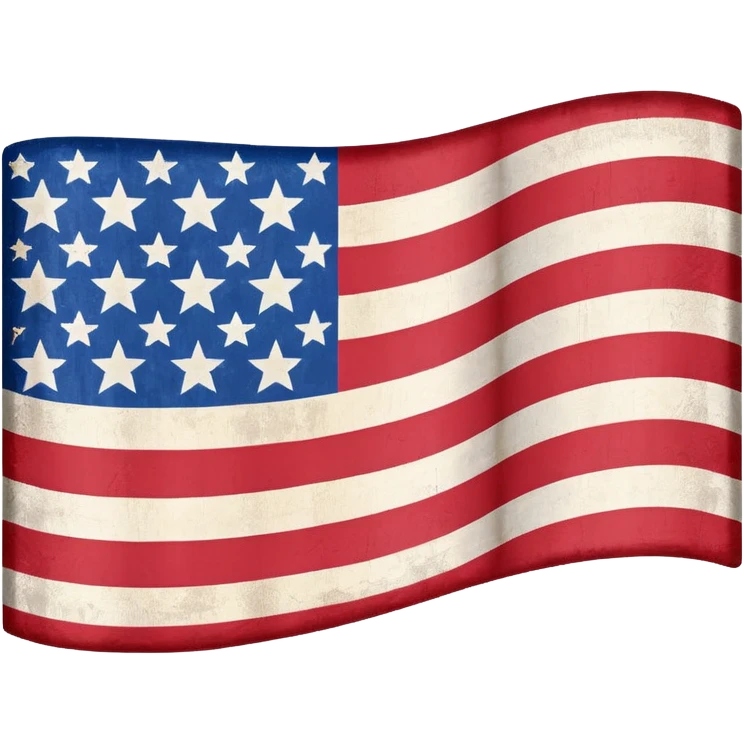 US flag turned uoside down emoji