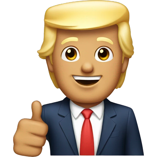 Donald trump thumbs up emoji