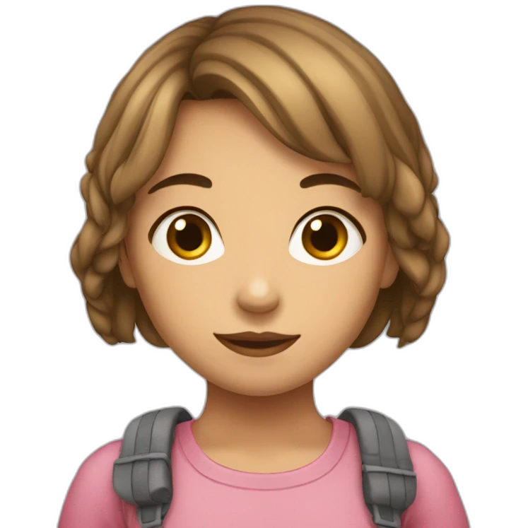 Fille renarde mignonne emoji
