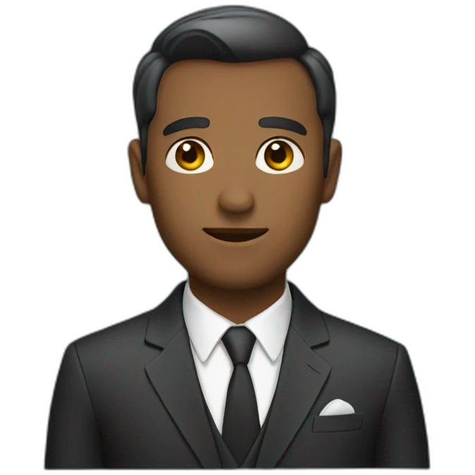 man with suit emoji