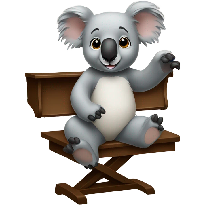 Koala playing piano emoji