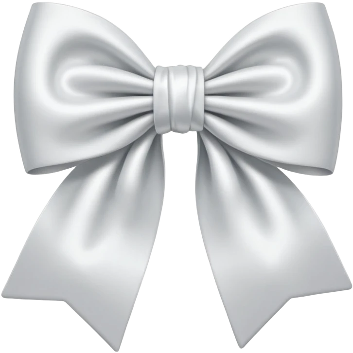 white bow emoji