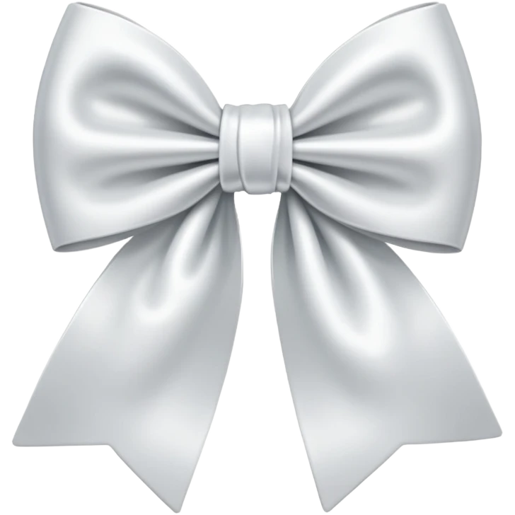 white bow emoji emoji