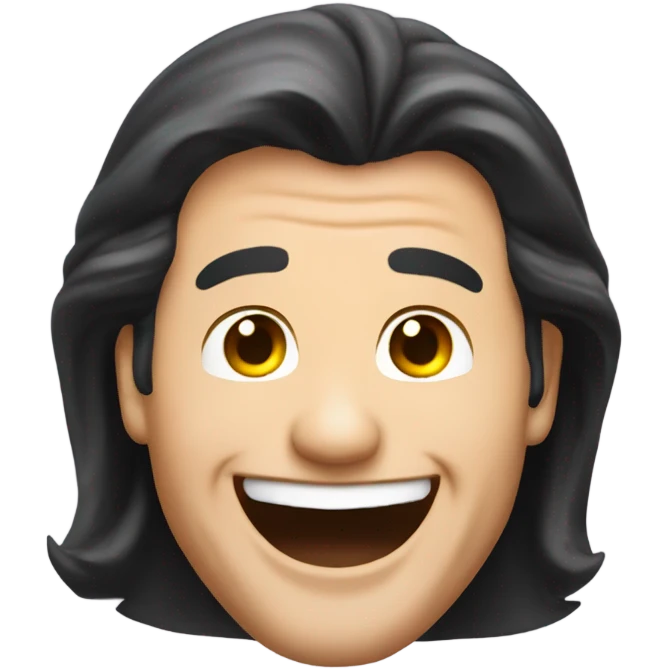 John Travolta laughing emoji