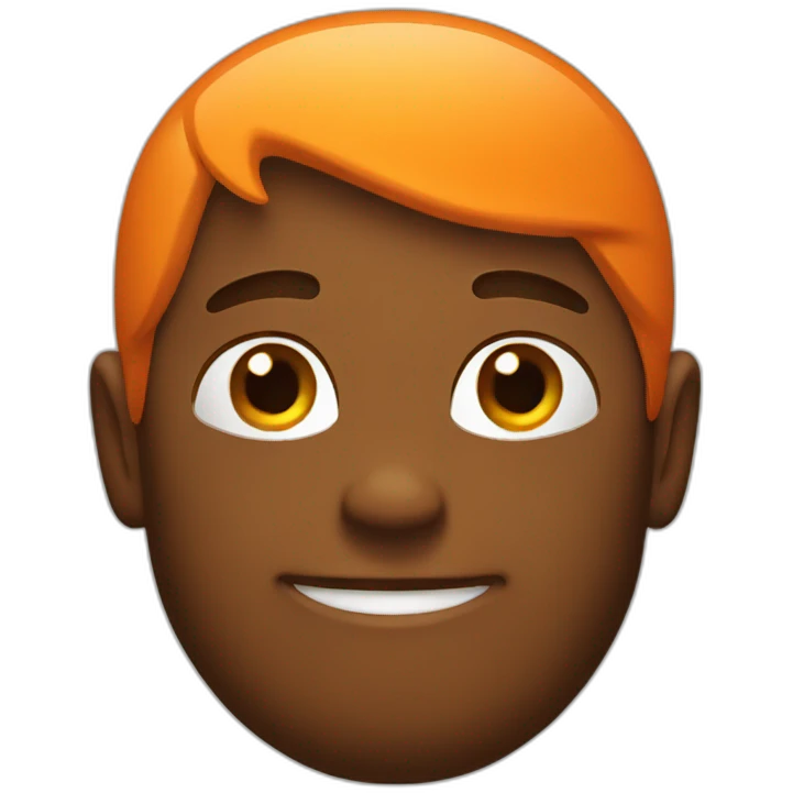 Chat orange emoji