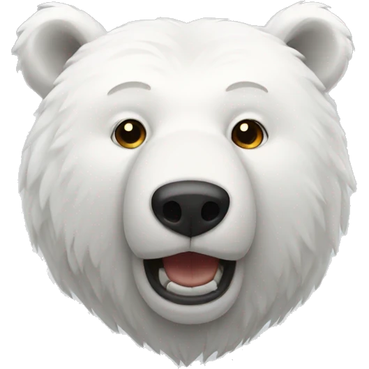 White bear emoji