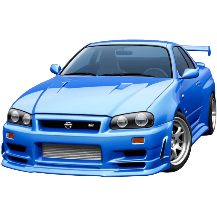 the Nissan Skyline R34 from 2 Fast 2 Furious emoji