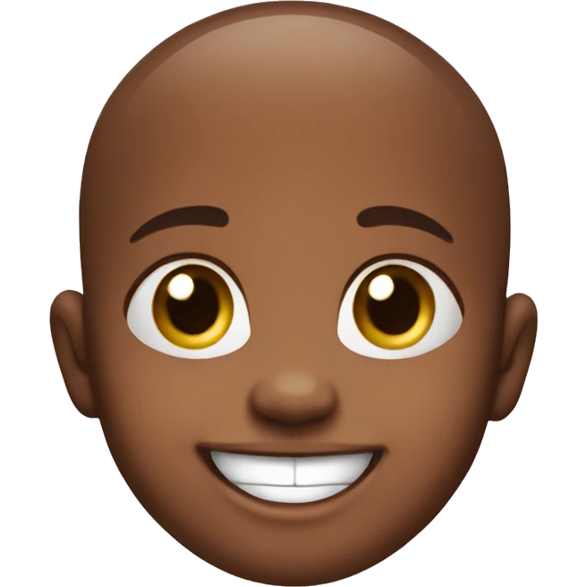 new born baby with cute smile emoji