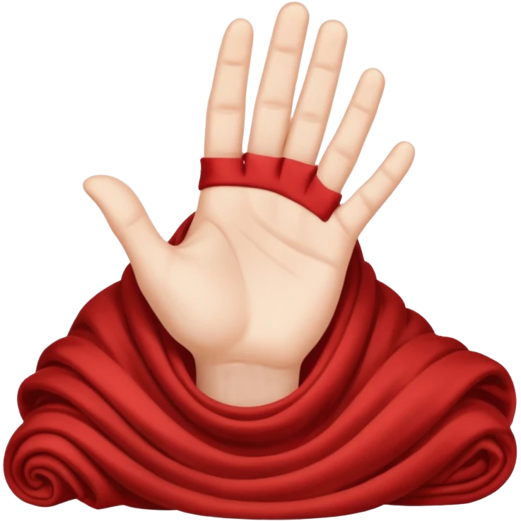 Something under the blanket emoji