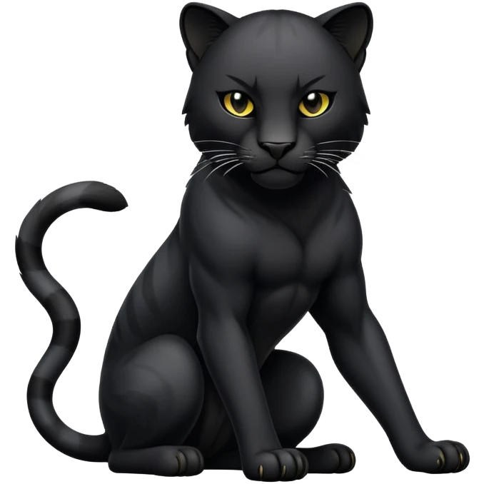 Animal pantera negra emoji