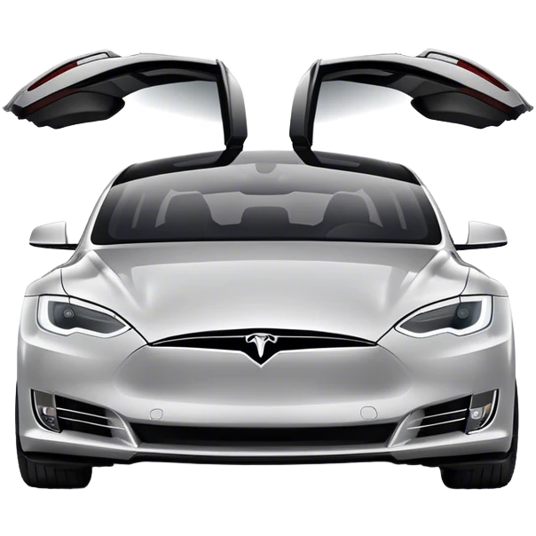 Tesla Model S - Tesla (Model Year: 2022) (Iconic colour: Silver) emoji