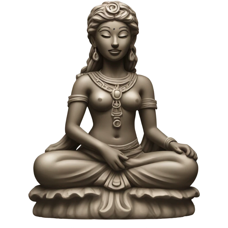 Goddess figurine emoji
