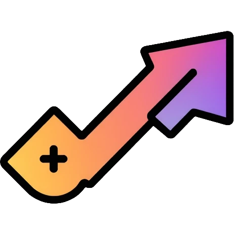 diverging chart showing two paths splitting apart emoji