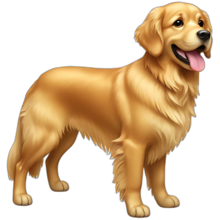 Golden Retriever full body emoji