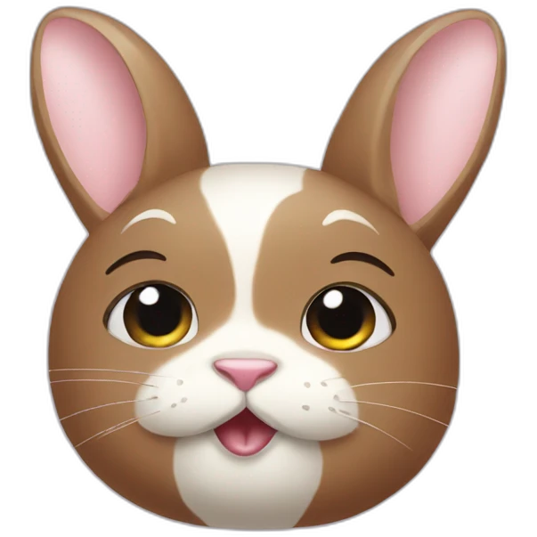 Bunny with style emoji