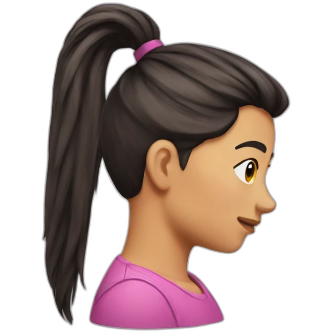 PONYTAIL  emoji