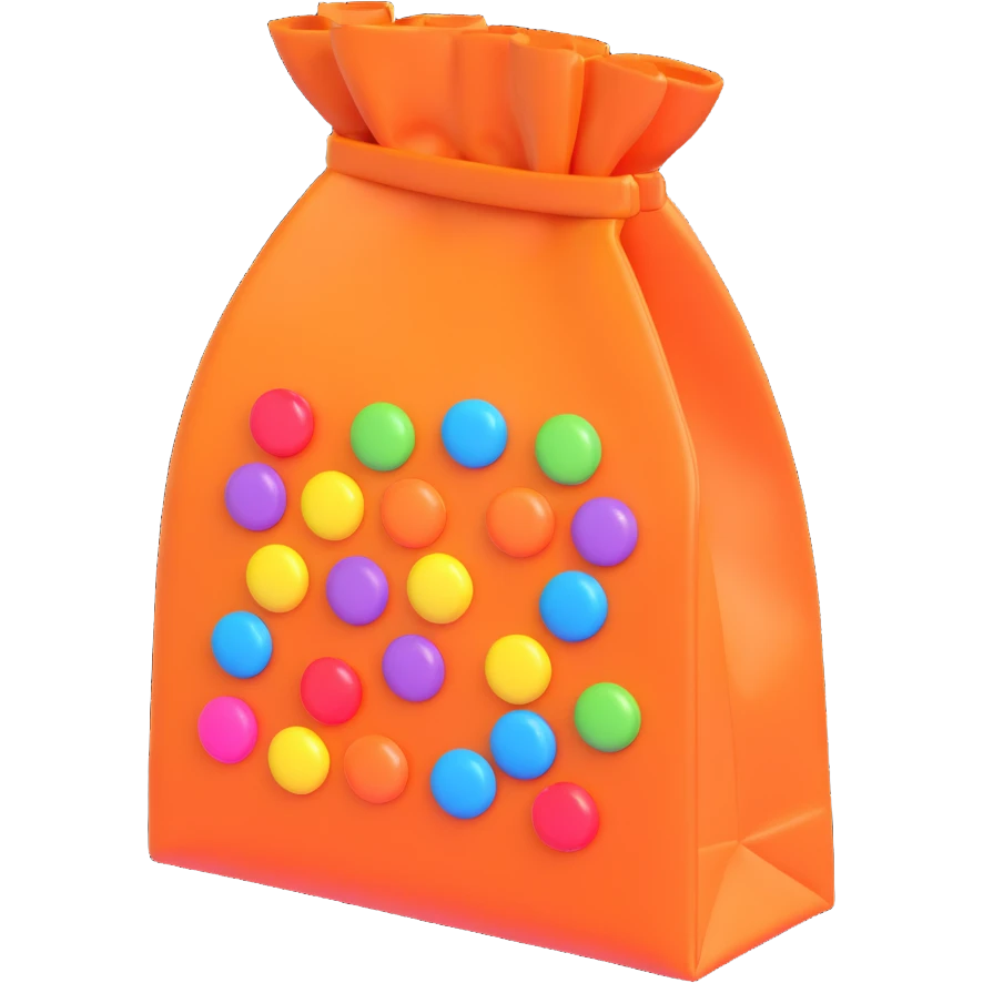 bag with candy emoji