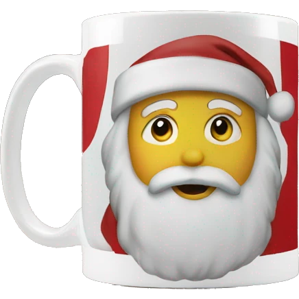 Santa mug emoji