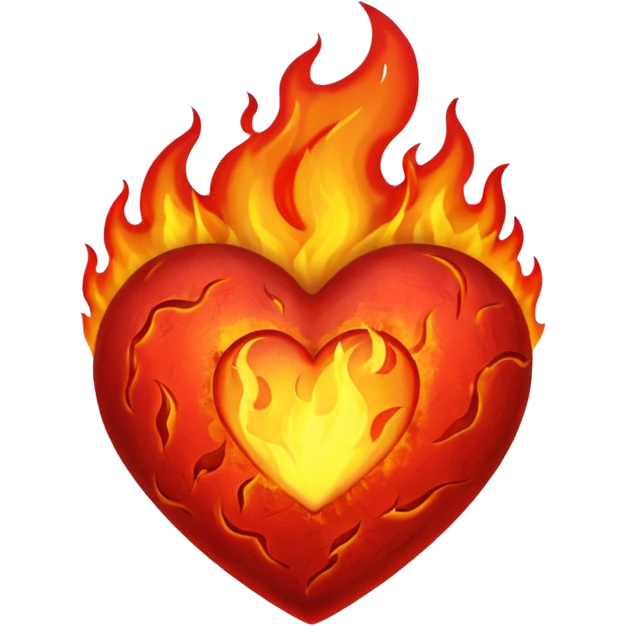 Fire heart  emoji