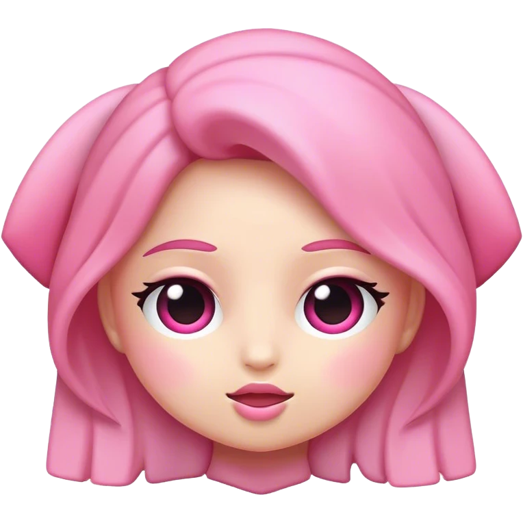 Moño rosa emoji