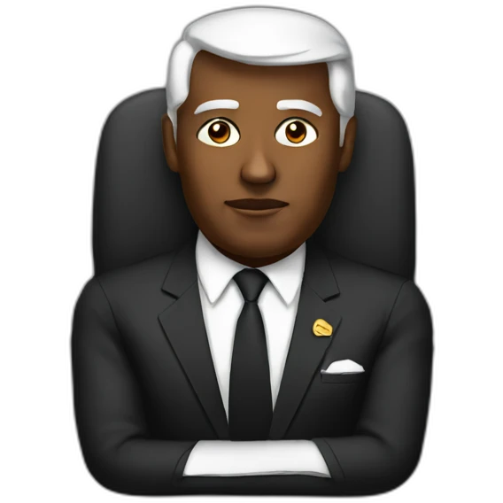 black-trump emoji