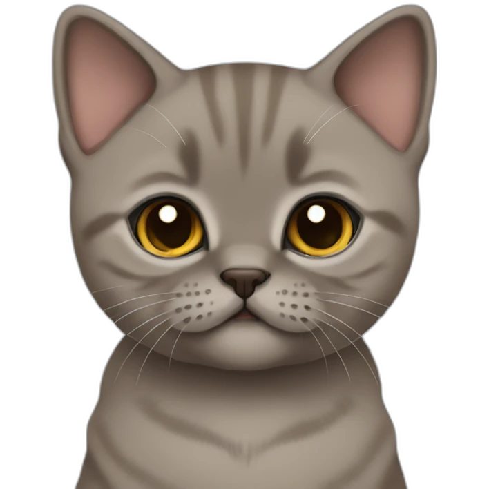 brown britishshorthairkitten emoji
