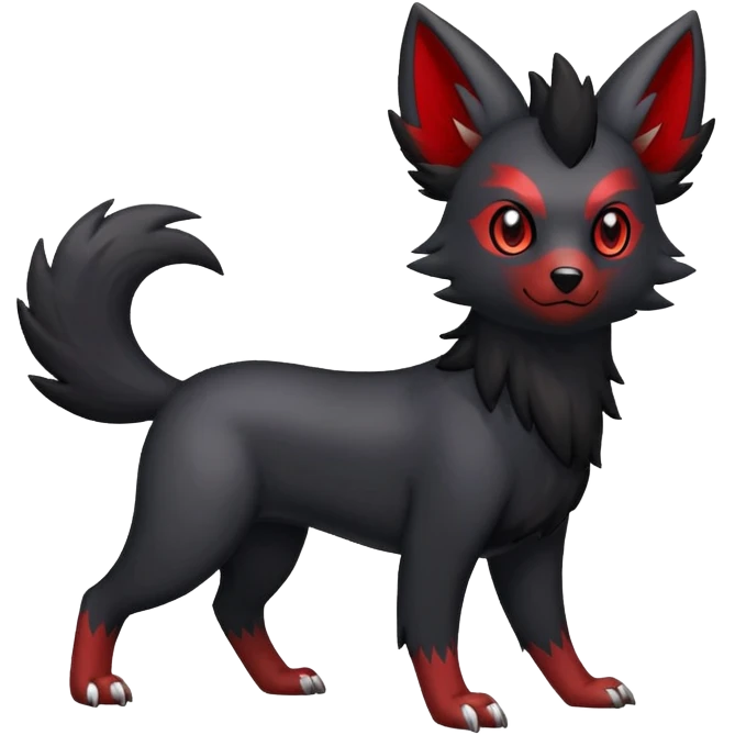 Zorua-Houndour-Fakémon-hybrid-creature (full body)  emoji