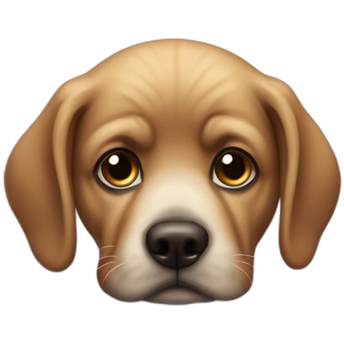 cachorro triste emoji