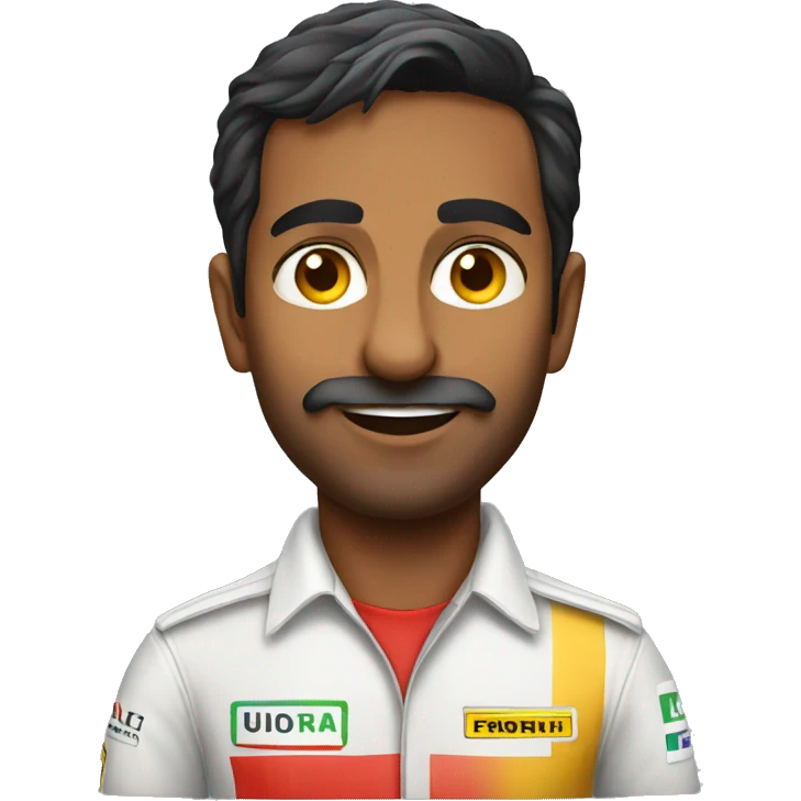 Indian Ferrari Driver emoji