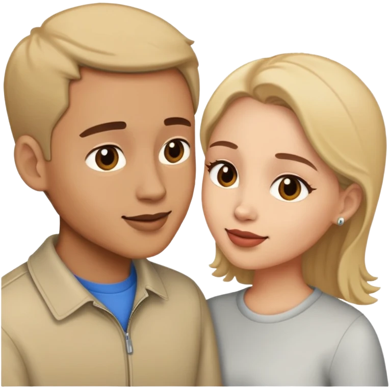 couple talking to one another emoji